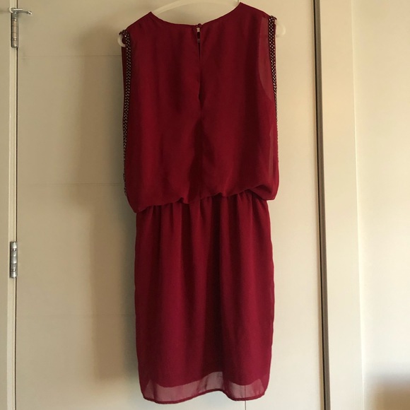 Red cocktail dress - Picture 3 of 4